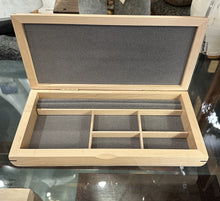 Load image into Gallery viewer, Birdseye Maple & Zebrawood Valet Jewelry Box