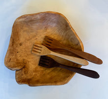 Load image into Gallery viewer, Salad Servers: 12" Cherry, Maple or Walnut