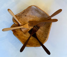 Load image into Gallery viewer, Salad Servers: 12" Cherry, Maple or Walnut