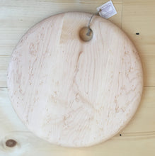 Load image into Gallery viewer, Birdseye Maple Circular Board (two sizes)