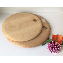 Load image into Gallery viewer, Birdseye Maple Circular Board (two sizes)