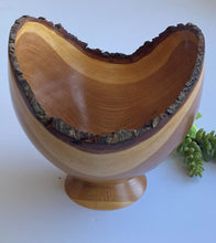 Load image into Gallery viewer, Corson Cherry Birds Mouth Live Edge Bowl