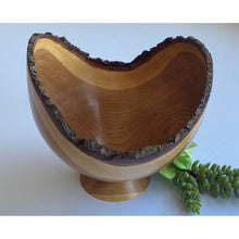 Load image into Gallery viewer, Corson Cherry Birds Mouth Live Edge Bowl