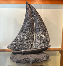 Load image into Gallery viewer, Coastal Vibes Granite Sailboat