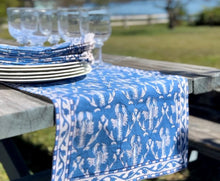 Load image into Gallery viewer, Blue Lobster Tablecloth 120&quot;x80&quot;