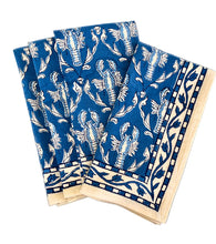 Load image into Gallery viewer, Blue Lobster Napkin Set