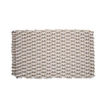 Load image into Gallery viewer, Handwoven Lobster Rope Doormat: Fog Grey/Sand