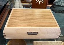 Load image into Gallery viewer, Curly Maple &amp; Zebrawood Jewelry Box