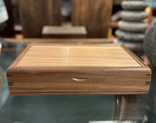 Load image into Gallery viewer, Walnut &amp; Zebrawood Lg. Valet Jewelry Box