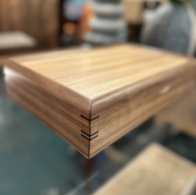 Load image into Gallery viewer, Walnut &amp; Zebrawood Lg. Valet Jewelry Box