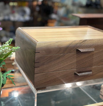 Load image into Gallery viewer, Grand Jewelry Box in Walnut &amp; Zebrawood