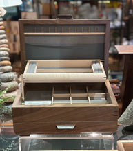 Load image into Gallery viewer, Grand Jewelry Box in Walnut &amp; Zebrawood