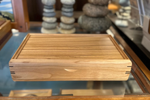 Load image into Gallery viewer, Cherry &amp; Zebrawood Lg. Valet Jewelry Box