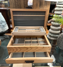 Load image into Gallery viewer, Grand Jewelry Box in Cherry &amp; Curly Maple