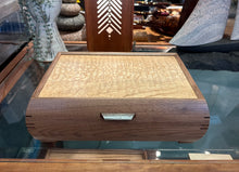 Load image into Gallery viewer, Walnut &amp; Tamo Ash Jewelry Box