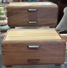Load image into Gallery viewer, Grand Jewelry Box in Walnut &amp; Zebrawood