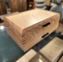 Load image into Gallery viewer, Grand Jewelry Box in Cherry &amp; Curly Maple