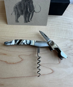 Woolly Mammoth Tusk Waiter's Knife