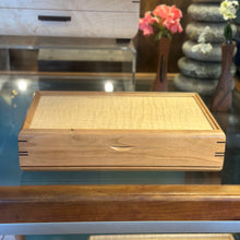 Load image into Gallery viewer, Cherry and Curly Maple  Lg. Valet Jewelry Box