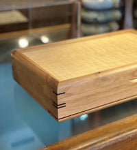 Load image into Gallery viewer, Cherry and Curly Maple  Lg. Valet Jewelry Box