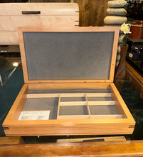 Load image into Gallery viewer, Cherry and Curly Maple  Lg. Valet Jewelry Box
