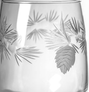 Icy Pine Stemless - set of 4 (or more!)