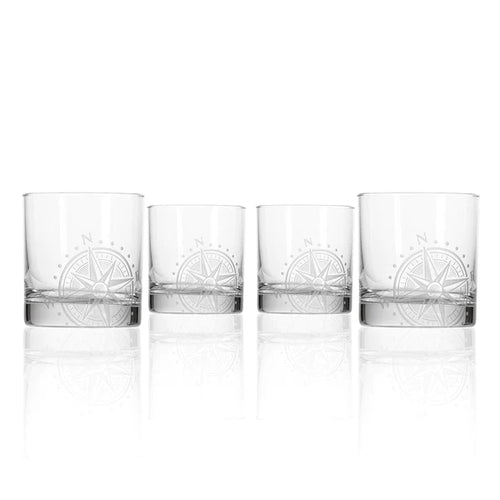Compass Star On the Rocks - set of 4 (or more!)
