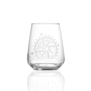 Compass Star Stemless - set of 4 (or more!)