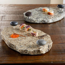 Load image into Gallery viewer, Granite Lazy Susan Serving Tray
