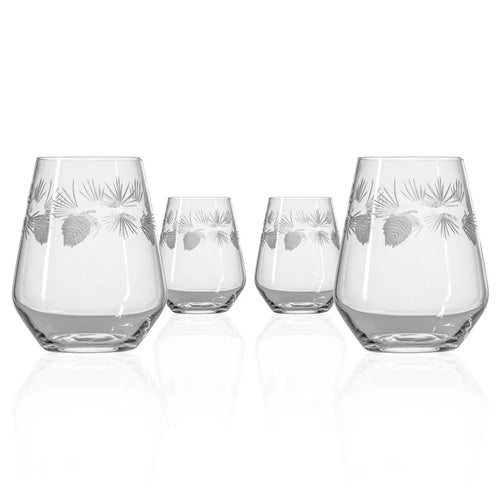 Icy Pine Stemless - set of 4 (or more!)