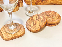 Load image into Gallery viewer, Olivewood Coasters (set of 4)
