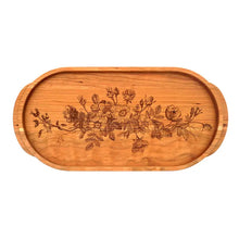 Load image into Gallery viewer, Cherry Wild Roses Serving Tray
