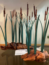 Load image into Gallery viewer, Copper Cattails (two sizes)