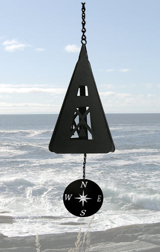 North Country Compass Rose Bell (black or red)