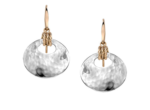 EL Designs Knot-i-cal Earrings (all Silver or SS/14k gold mix)