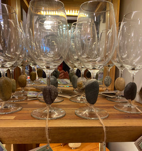 Stone Wineglasses - pair (or more!)