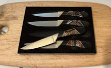 Load image into Gallery viewer, Woolly Mammoth Tusk Steak Knife Set