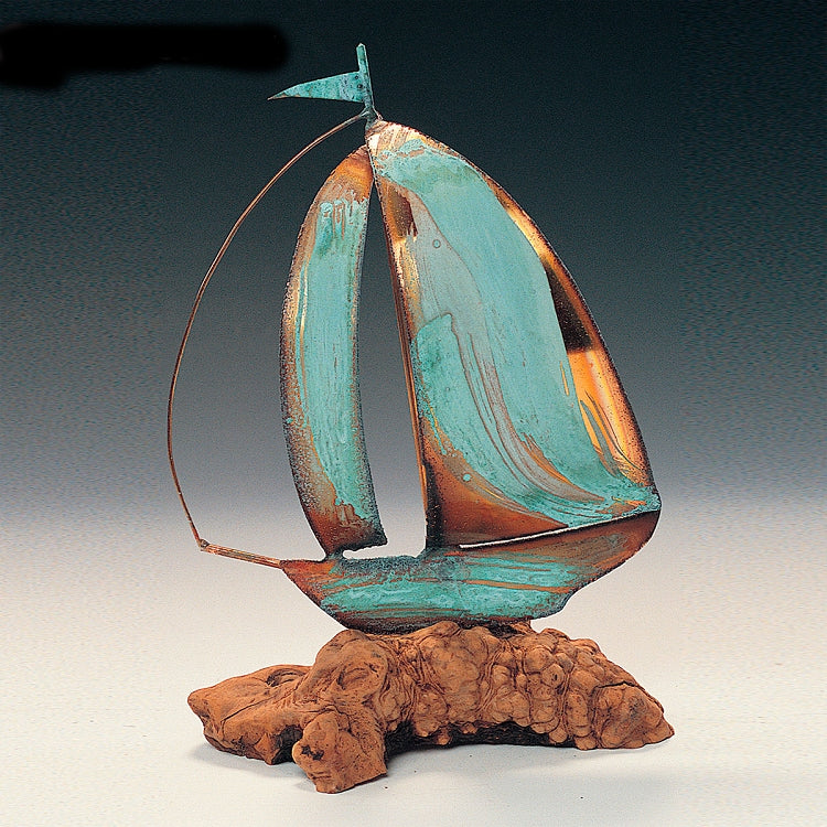 Copper Sailboat (two sizes)