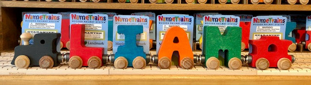 NameTrain: 4 Letter Name with Engine, Caboose