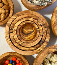 Load image into Gallery viewer, Olivewood Nesting Bowls