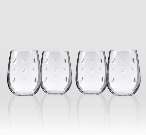 Sailing Stemless - set of 4 (or more!)