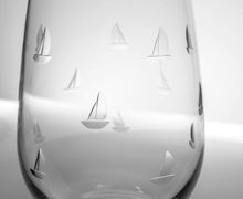 Load image into Gallery viewer, Sailing Stemless - set of 4 (or more!)