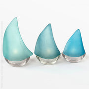 Regatta Sailboat Blue Tealight Set