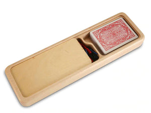 Cribbage Set: Maple Three-Track